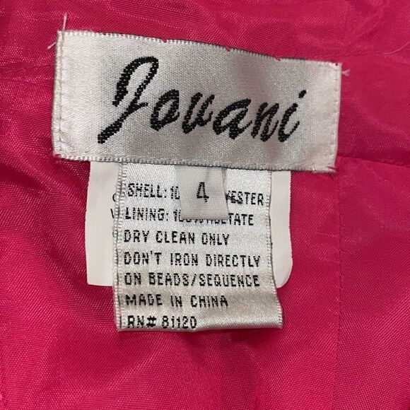 Jovani Sequin Tiered Ruffle Prom, Black Tie, Pageant, Sweet 16, Bat Mitzvah Gown - Picture 13 of 16